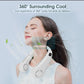 Portable Bladeless Neck Cooler – Hands-Free 360° Airflow